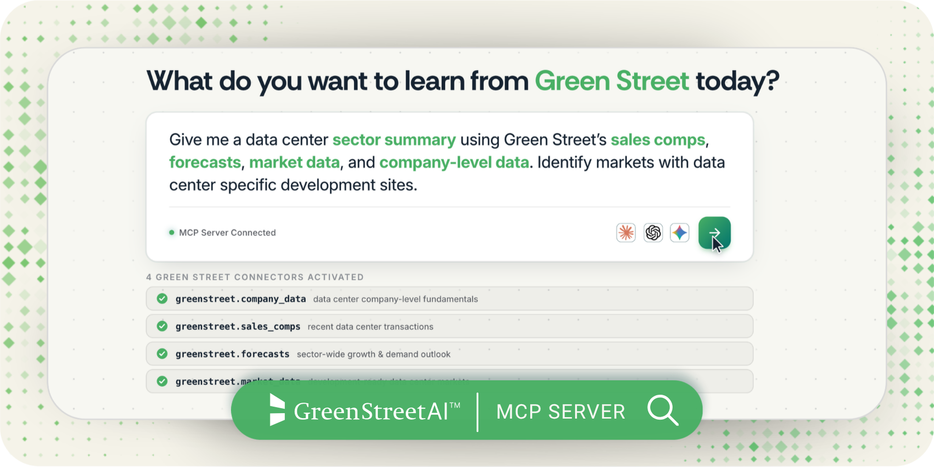 MCP Server — Data Center Sector Analysis Demo 